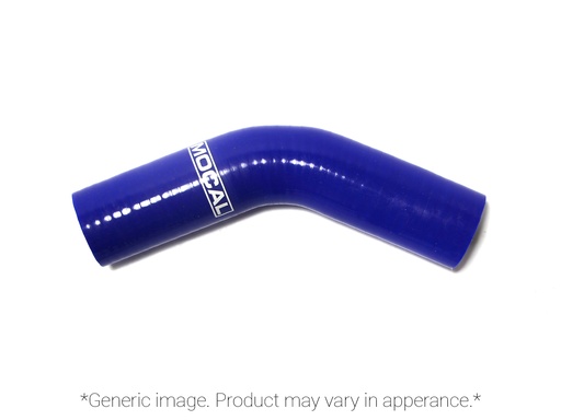 [SH45-M19] SILICONE HOSE 45° 19MM ID BLUE