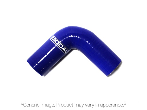 [SH90-M11] SILICONE HOSE 90O 11MM ID BLUE